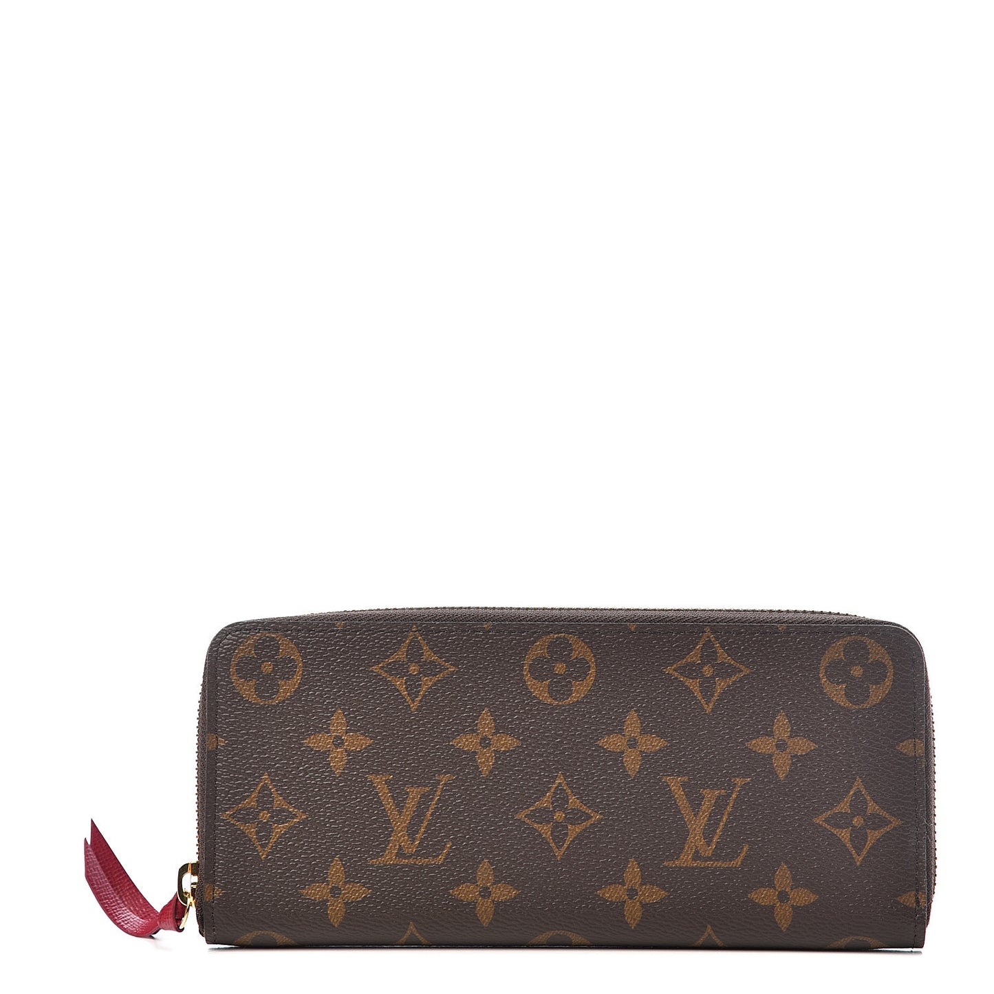 Monogram Clemence Wallet Fuchsia
