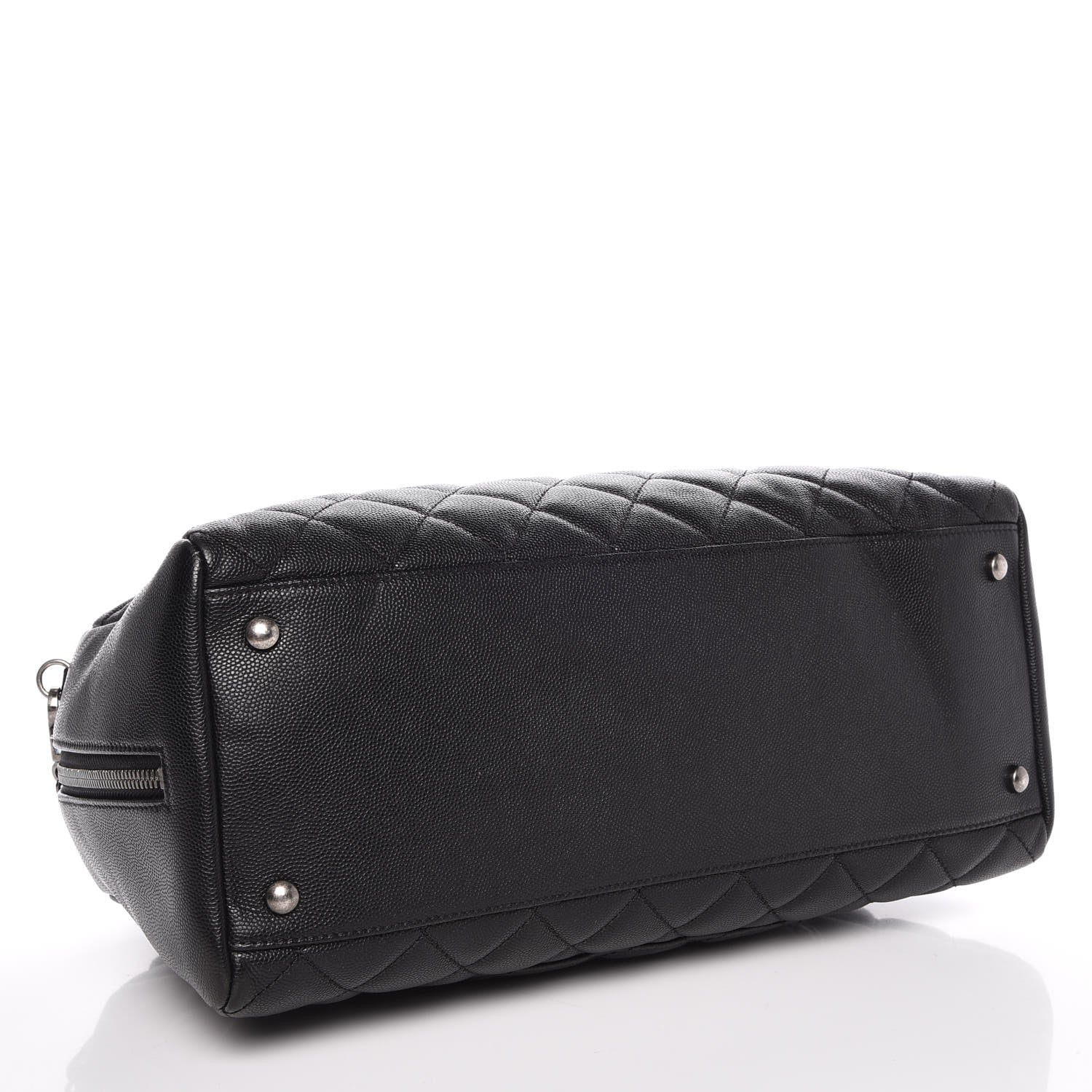 Chanel Caviar Quilted Large Coco Handle Bowling Bag Black 5 of 8