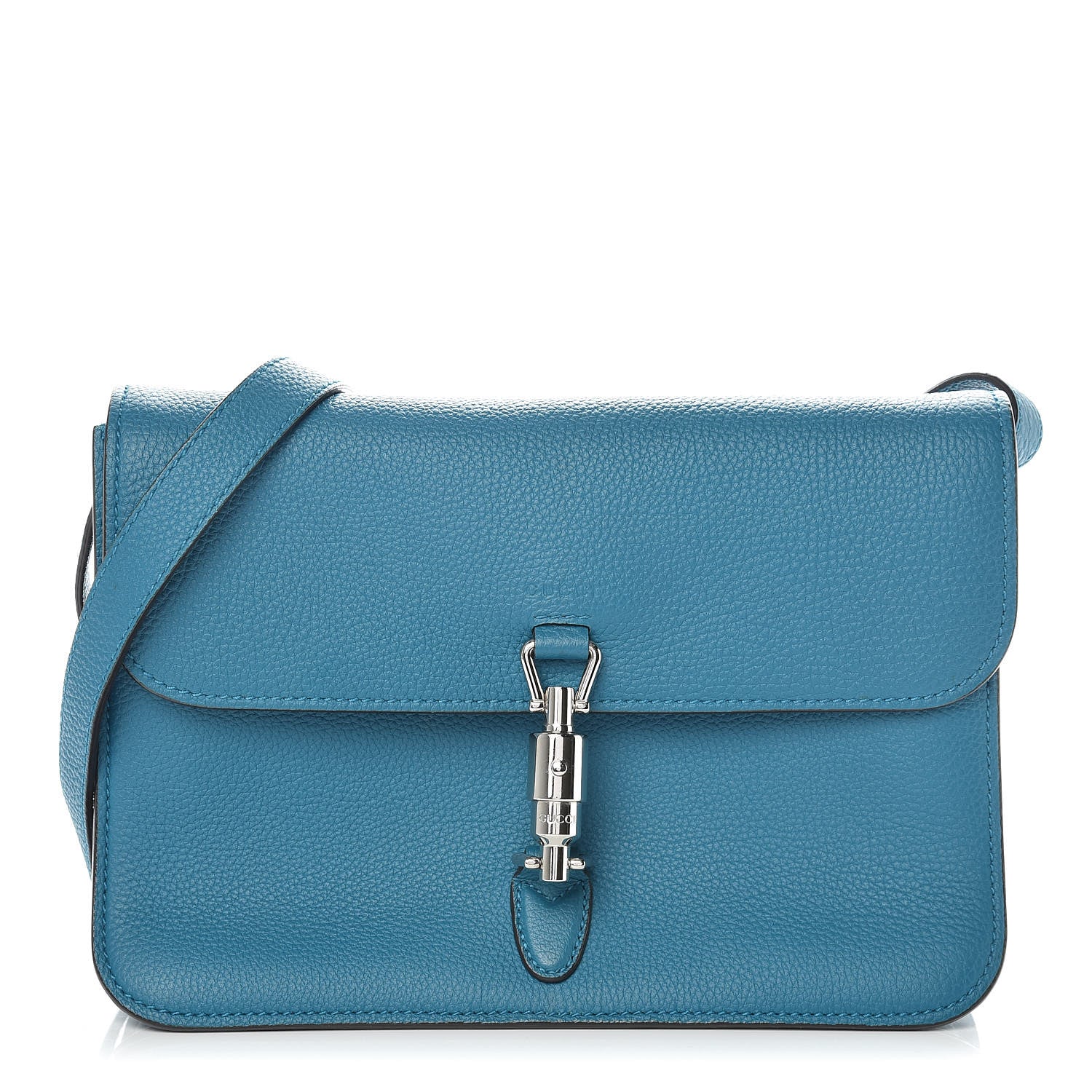Gucci Soft Calfskin Small Jackie Shoulder Bag Blue 1 of 10