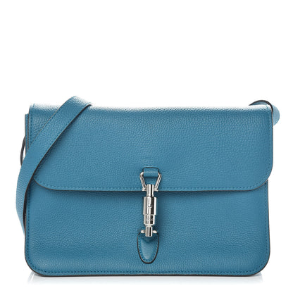 Gucci Soft Calfskin Small Jackie Shoulder Bag Blue 1 of 10