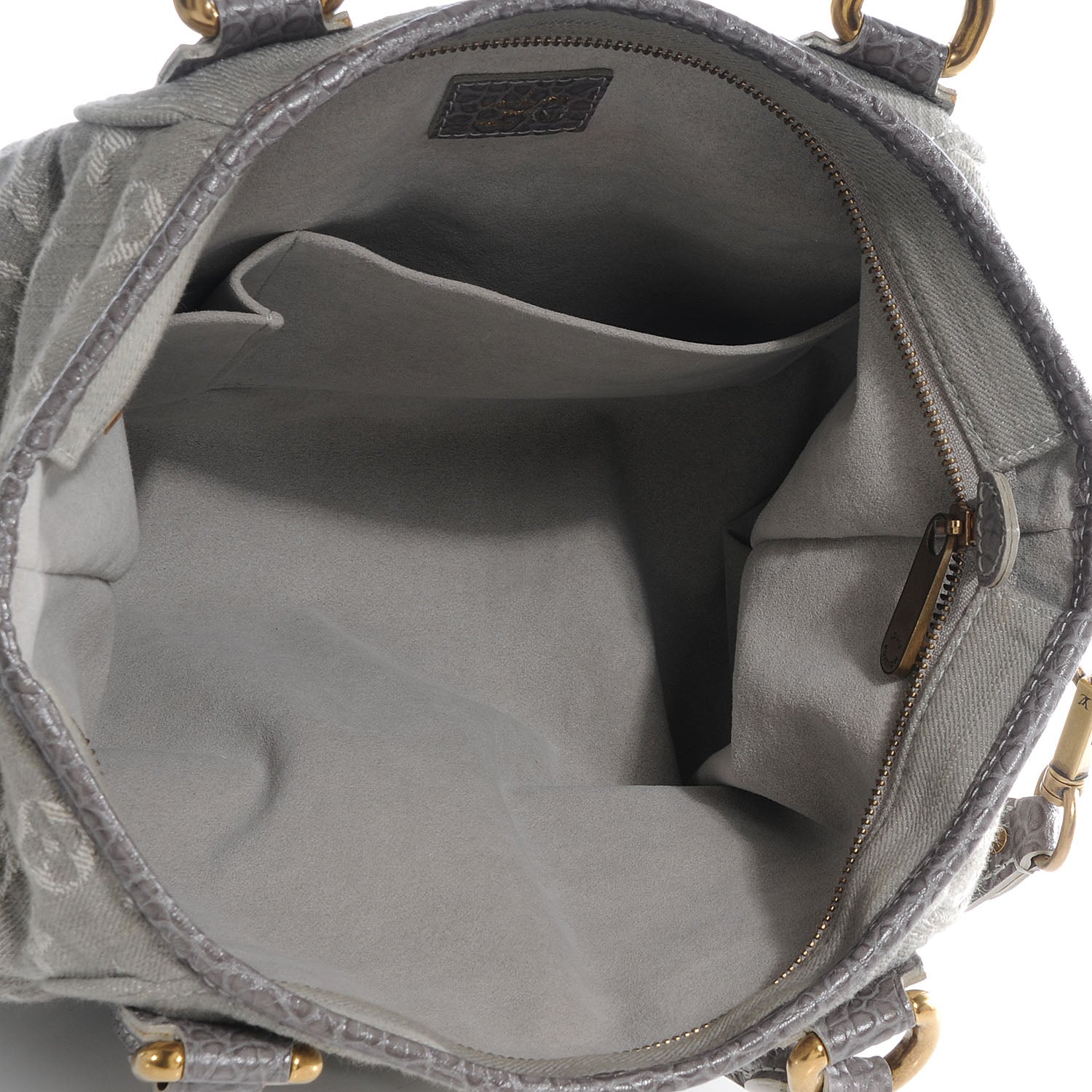 Louis Vuitton Denim Neo Cabby MM Grey 5 of 7