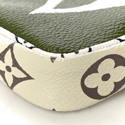 Louis Vuitton Monogram Giant Micro Pochette Accessories Kaki White 8 of 10