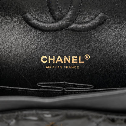 Chanel Patent Quilted Medium Double Flap Black 6 of 15