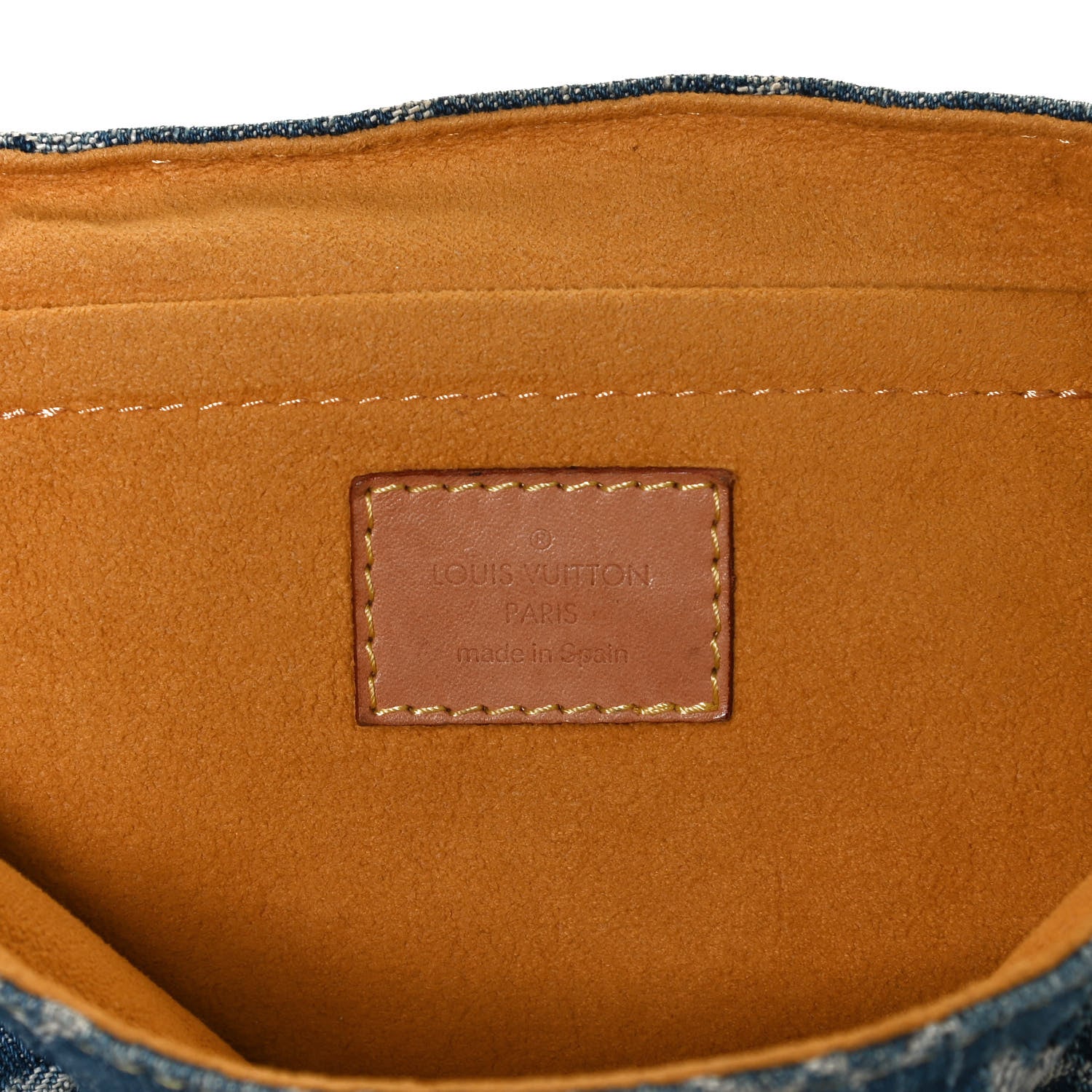Louis Vuitton Monogram Denim Mini Pleaty Blue 6 of 11