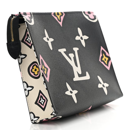 Louis Vuitton Monogram Giant Wild At Heart Toiletry Pouch 26 Black 3 of 7