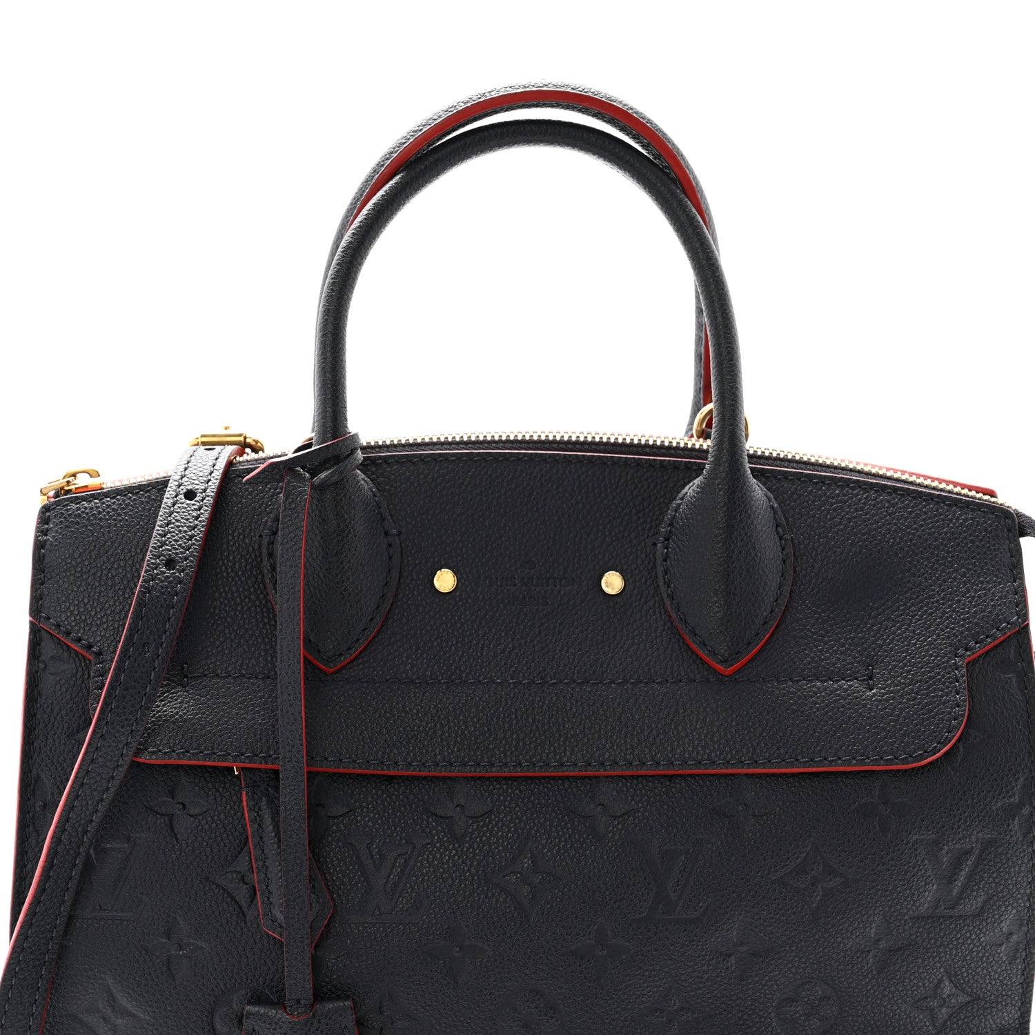 Louis Vuitton Empreinte Pont Neuf MM Marine Rouge 8 of 13