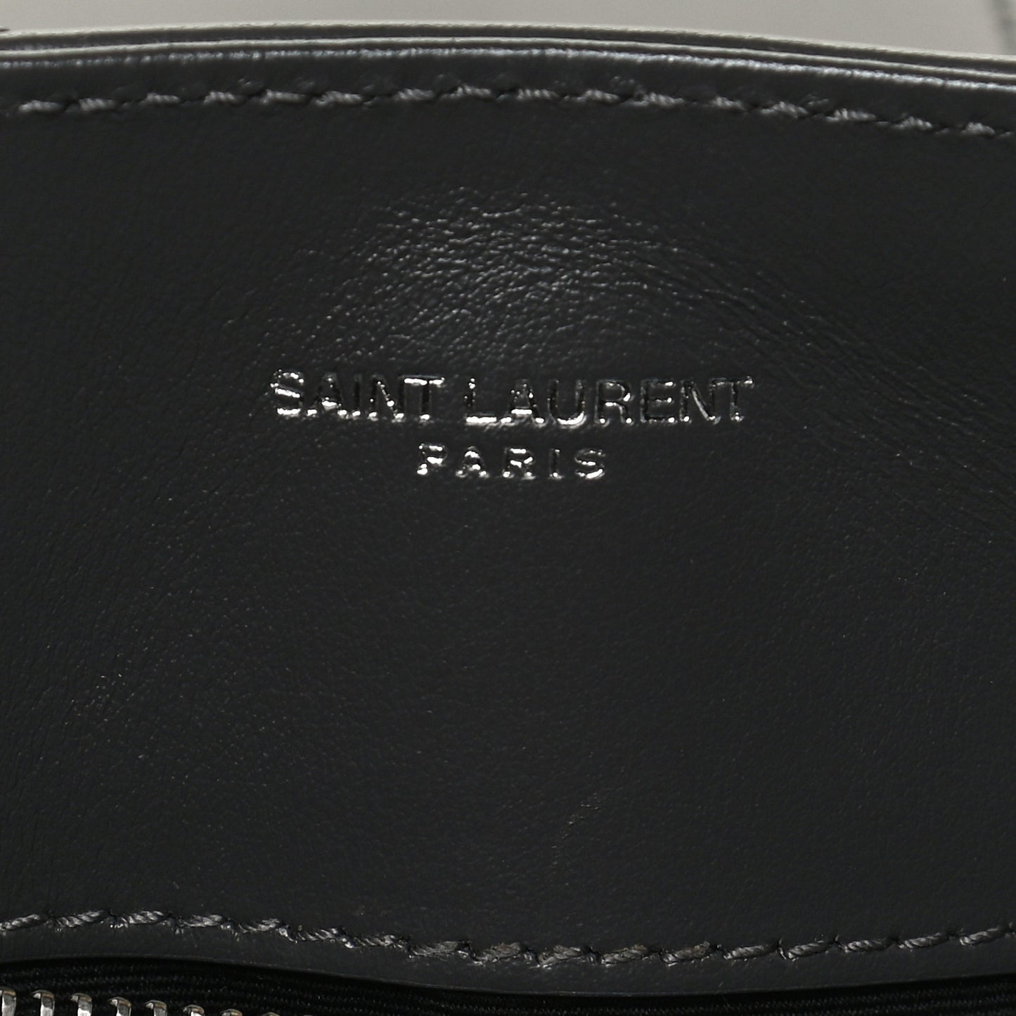 Calfskin Y Quilted Monogram Small Loulou Shopper Grey
