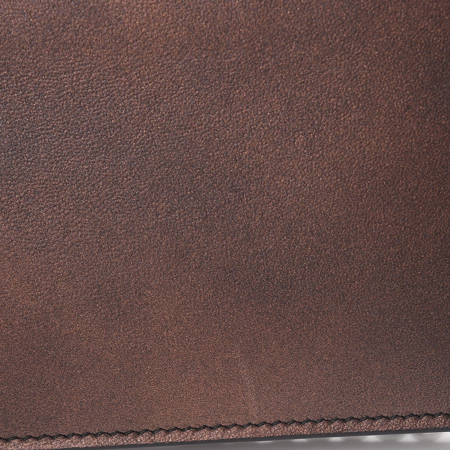 Bottega Veneta Metallic Nappa Intrecciato Continental Wallet on Chain Dark Copper 10 of 10