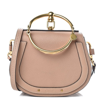 Chloe Calfskin Suede Small Nile Bracelet Bag Biscotti Beige 1 of 7