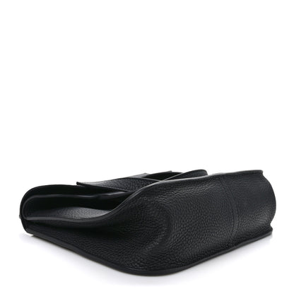 Hermes Taurillon Clemence Halzan 25 Black 3 of 8
