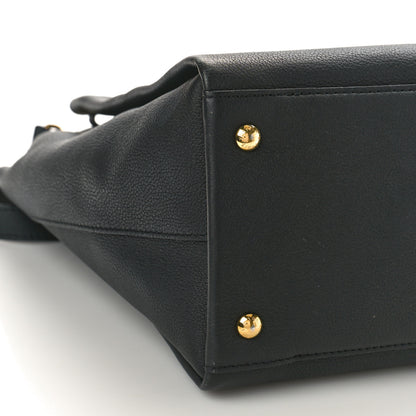 Louis Vuitton Calfskin Lockmeto Black 7 of 8