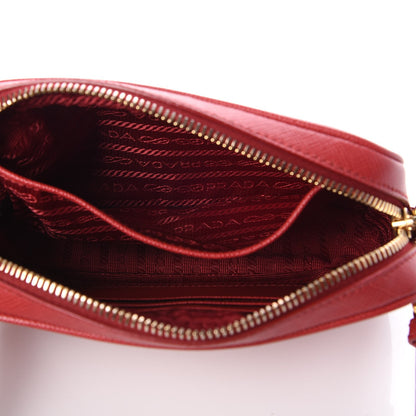Prada Saffiano Mini Camera Crossbody Bag Rosso 5 of 8