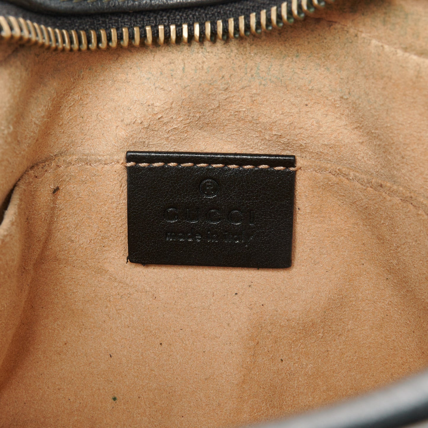 Calfskin Matelasse Mini GG Marmont Chain Shoulder Bag Black