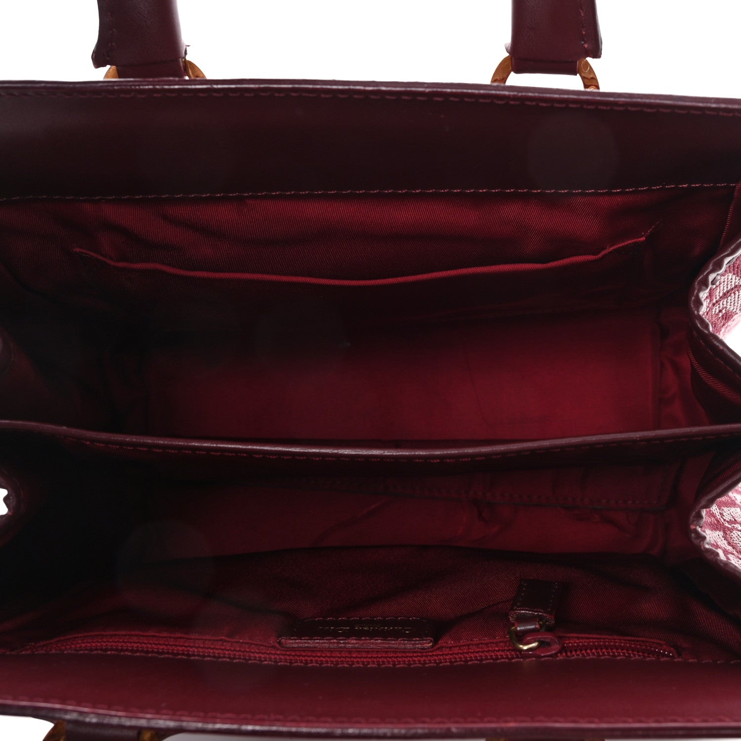 Christian Dior Monogram Pocket Tote Red 5 of 11