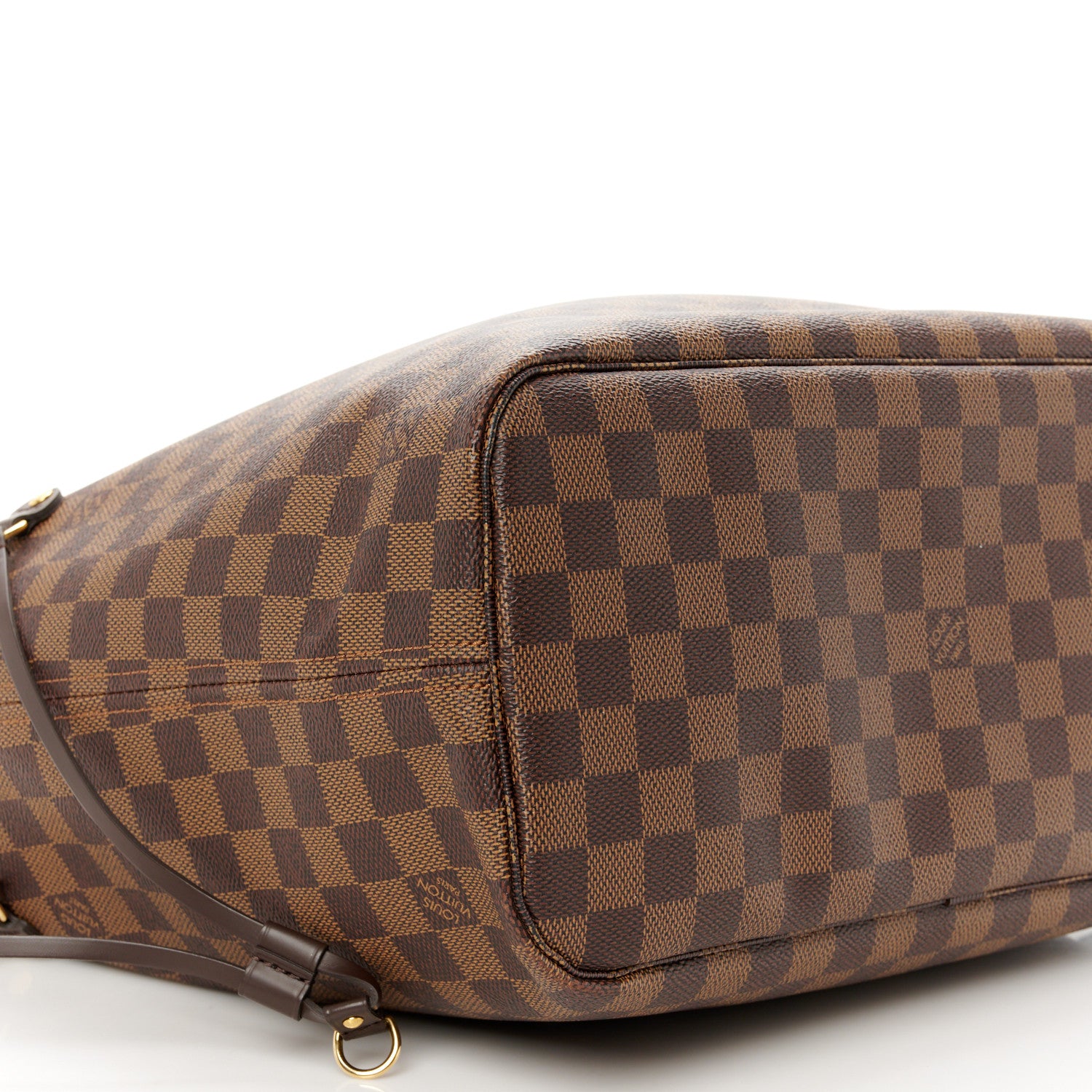 Louis Vuitton Damier Ebene Neo Neverfull MM Rose Ballerine 12 of 14