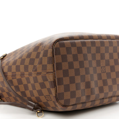 Louis Vuitton Damier Ebene Neo Neverfull MM Rose Ballerine 12 of 14