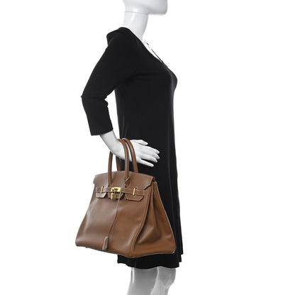 Hermes Courchevel Birkin 35 Gold 2 of 16