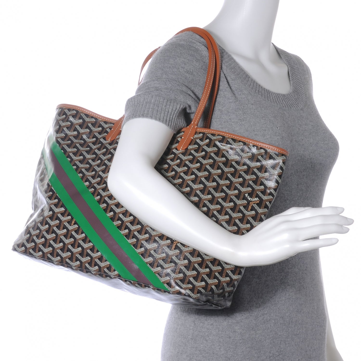 Goyard Goyardine Saint Louis PM Black Gold 2 of 9