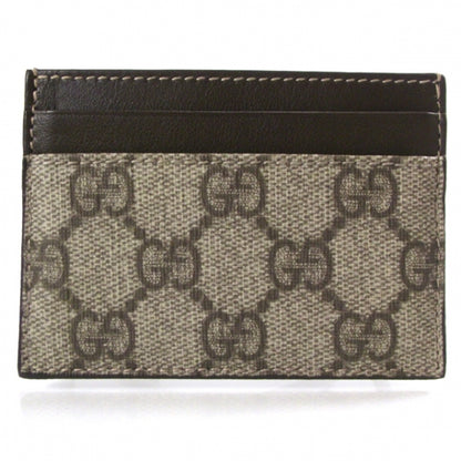 Gucci GG Plus Monogram Card Holder Dark Brown 1 of 5