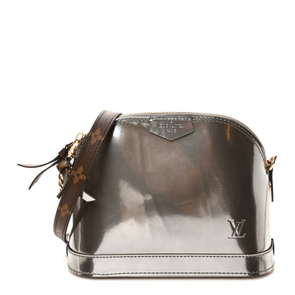 Louis Vuitton Patent Monogram Miroir Mirror Mini Alma Gris Metal 1 of 9