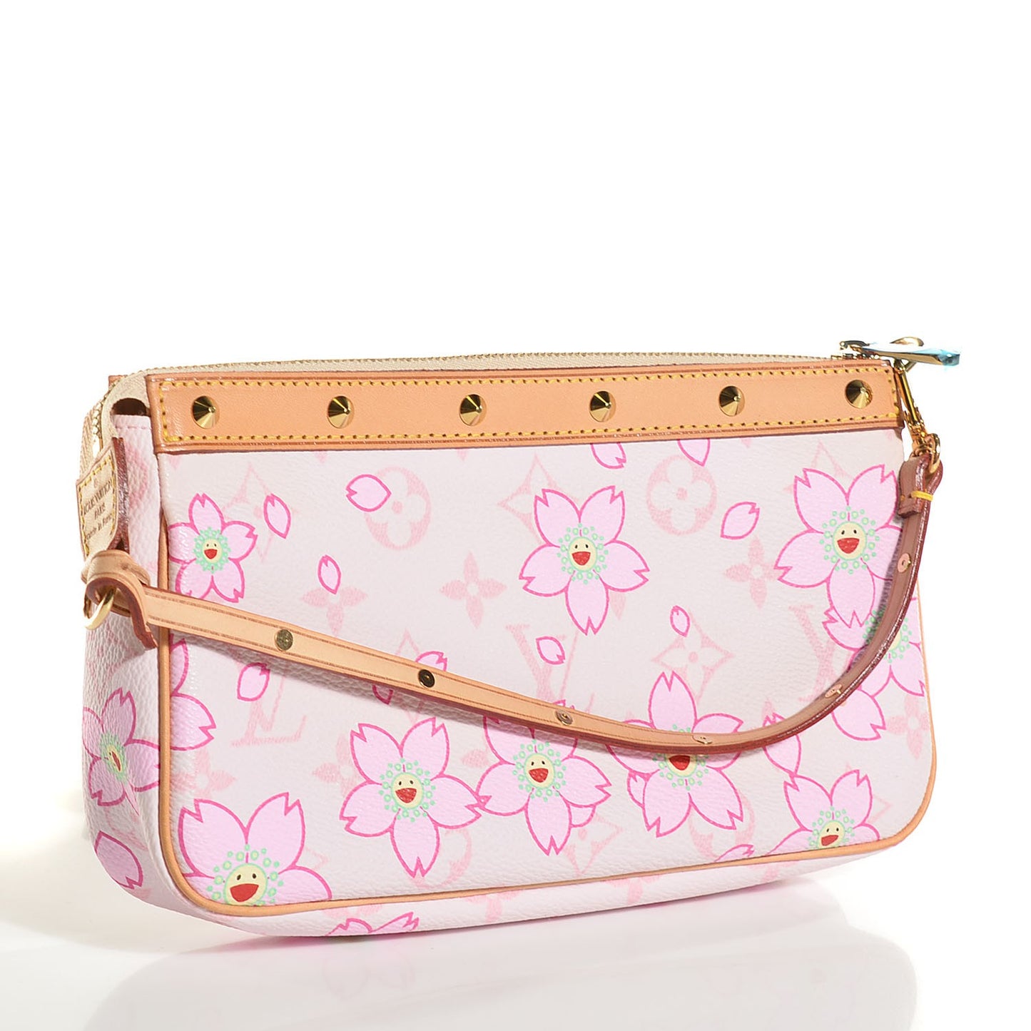 Monogram Cherry Blossom Pochette Accessories Pink