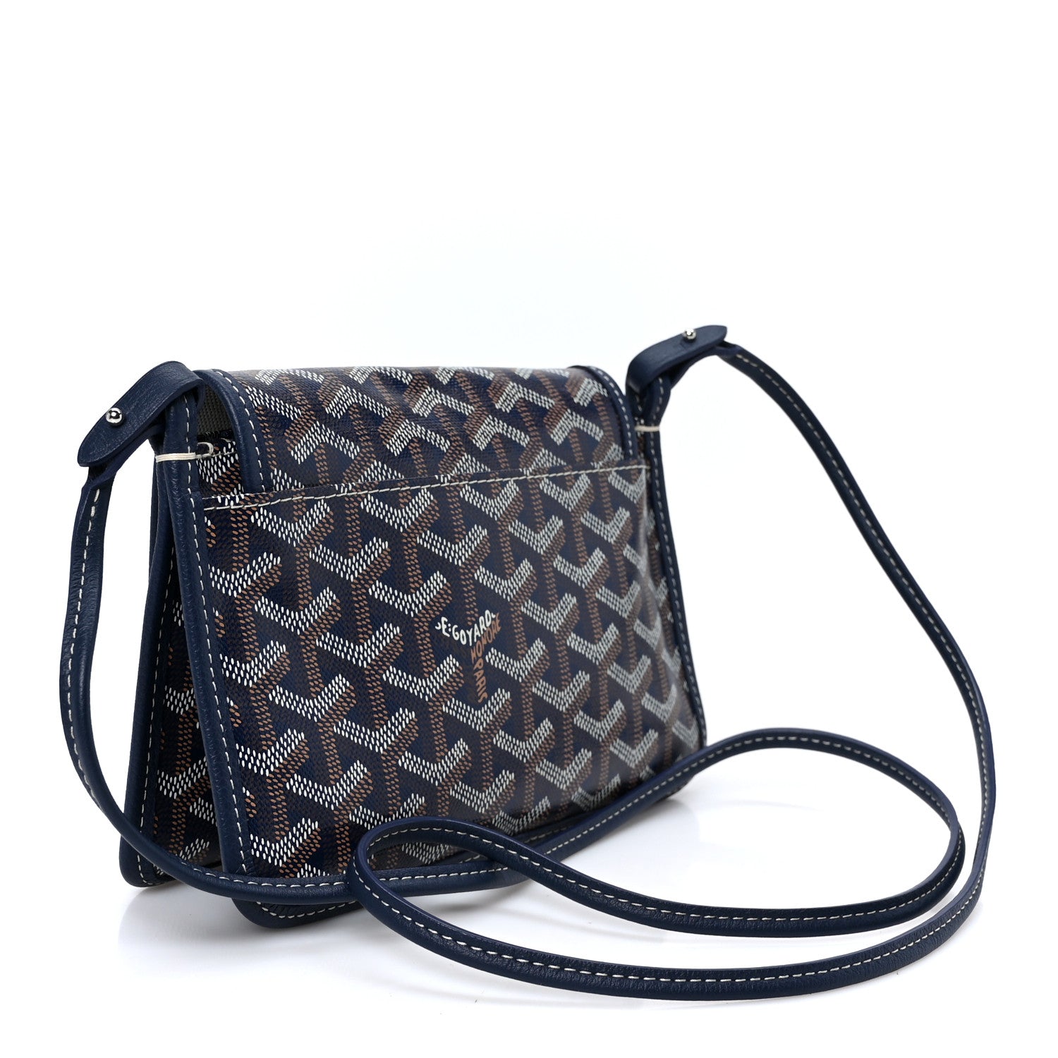 Goyard Goyardine Plumet Wallet Clutch Navy 2 of 10