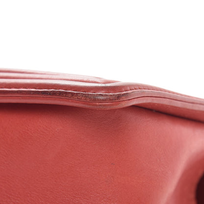 Chanel Calfskin Quilted Medium Boy Flap Red 15 of 19