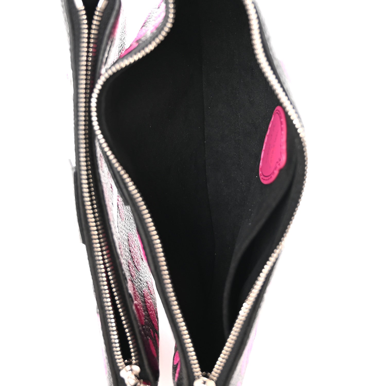 Louis Vuitton LV X YK Empreinte Multi Pochette Accessories Black Fuchsia 5 of 10