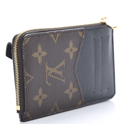 Louis Vuitton Monogram Recto Verso Card Holder Black 3 of 9