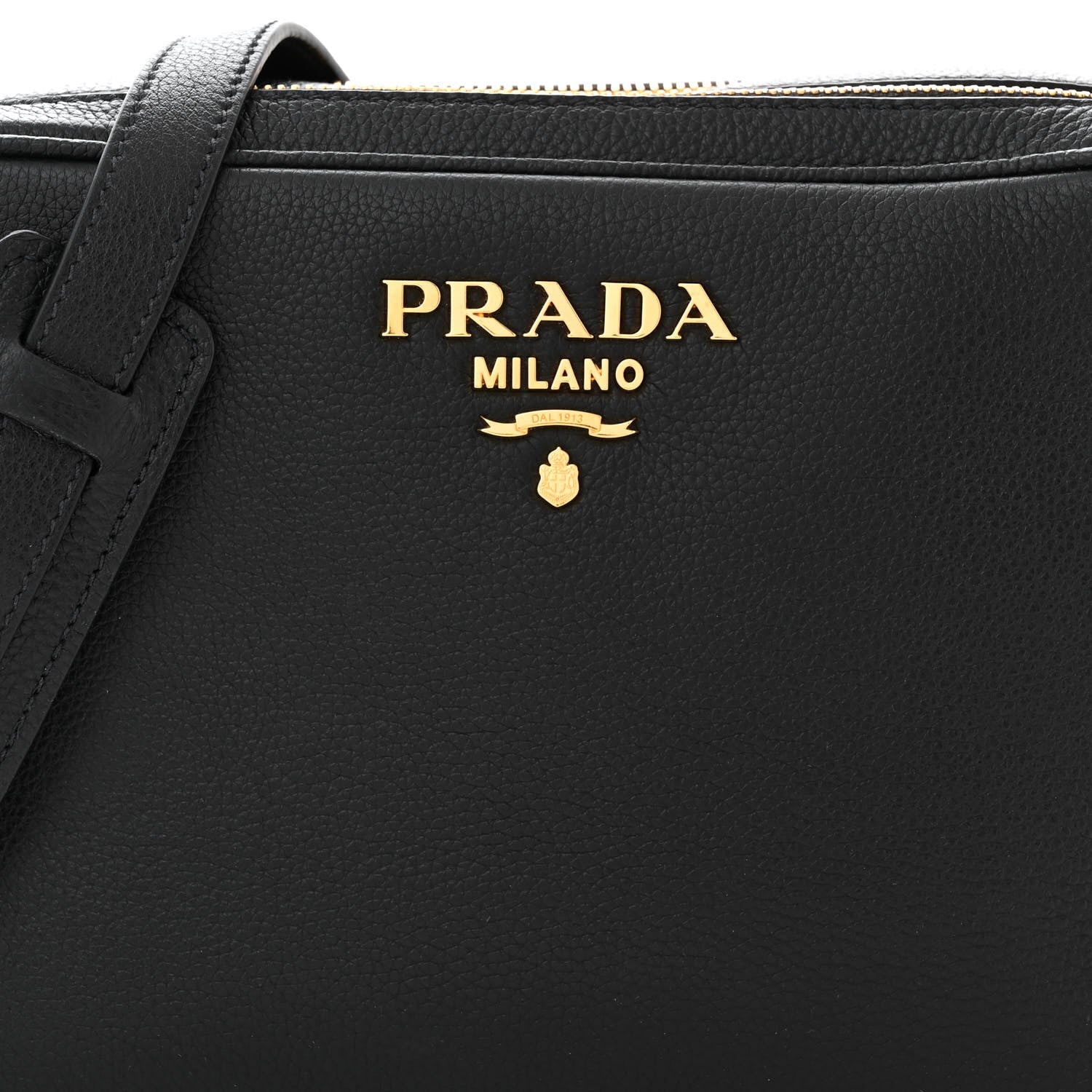Prada Vitello Phenix Camera Bag Black 10 of 12