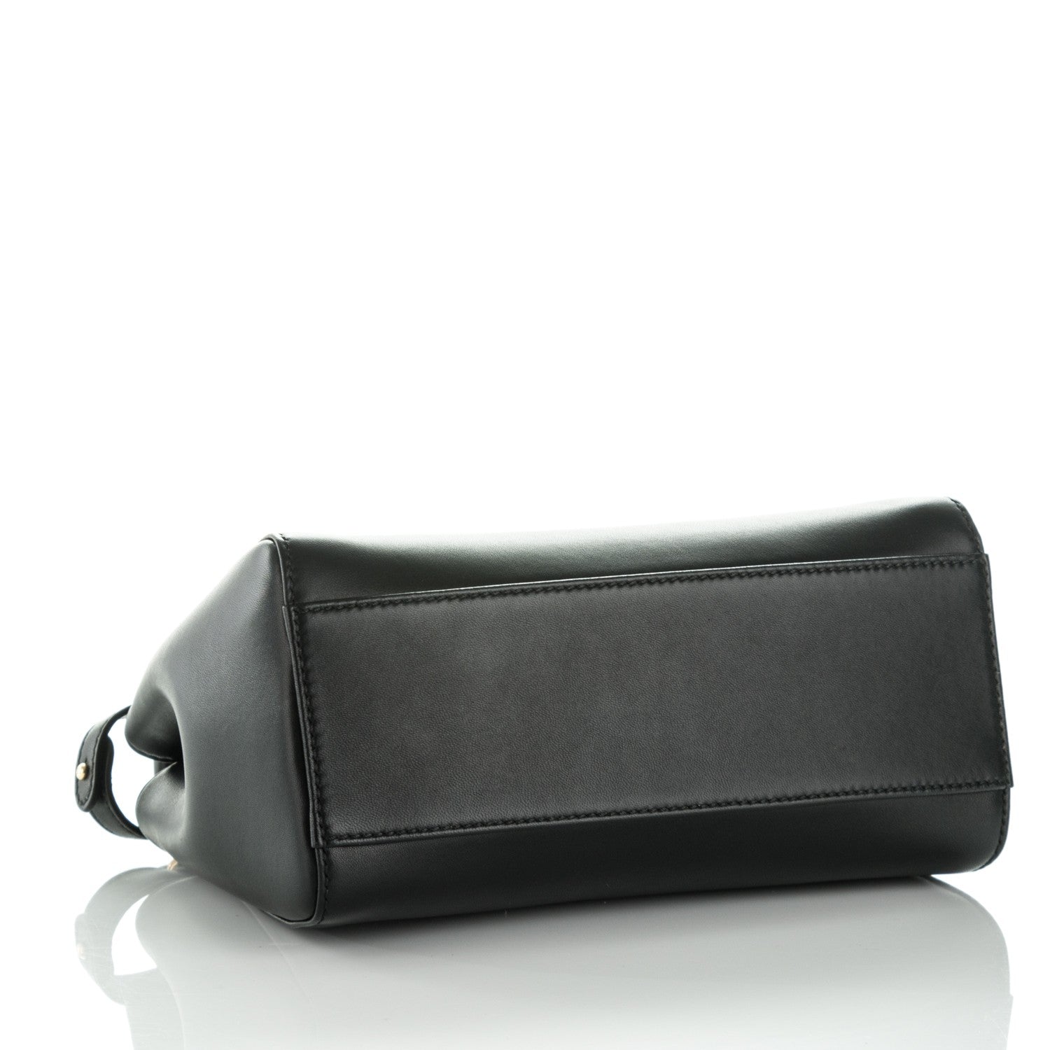 Fendi Nappa Mini Peekaboo Iconic Satchel Black 4 of 8