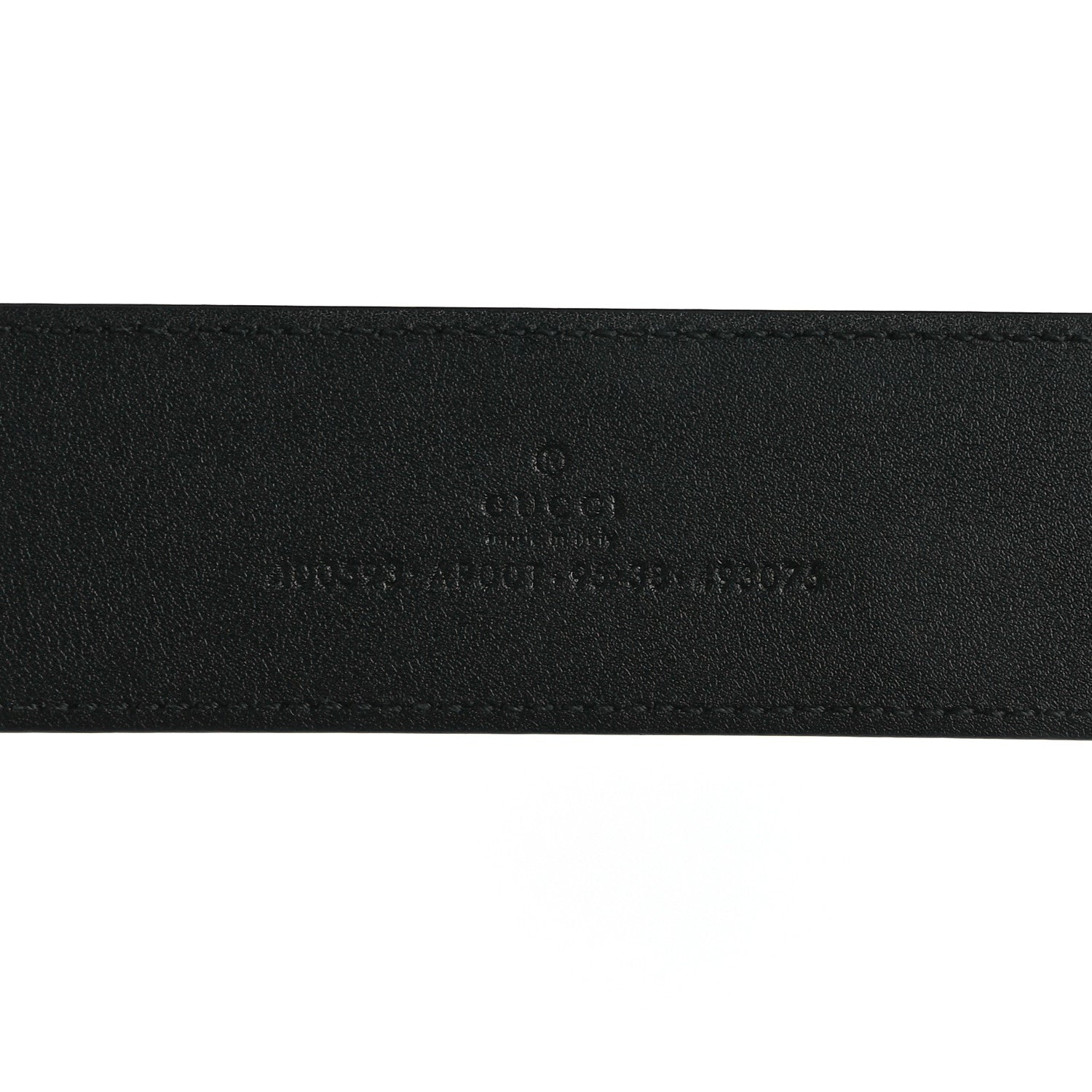 Gucci Calfskin Double G 40mm Belt 95 38 Black 3 of 5