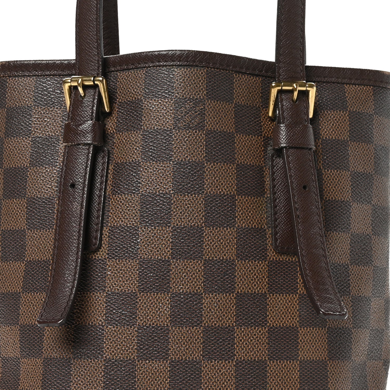 Louis Vuitton Damier Ebene Marais Bucket 23 8 of 15