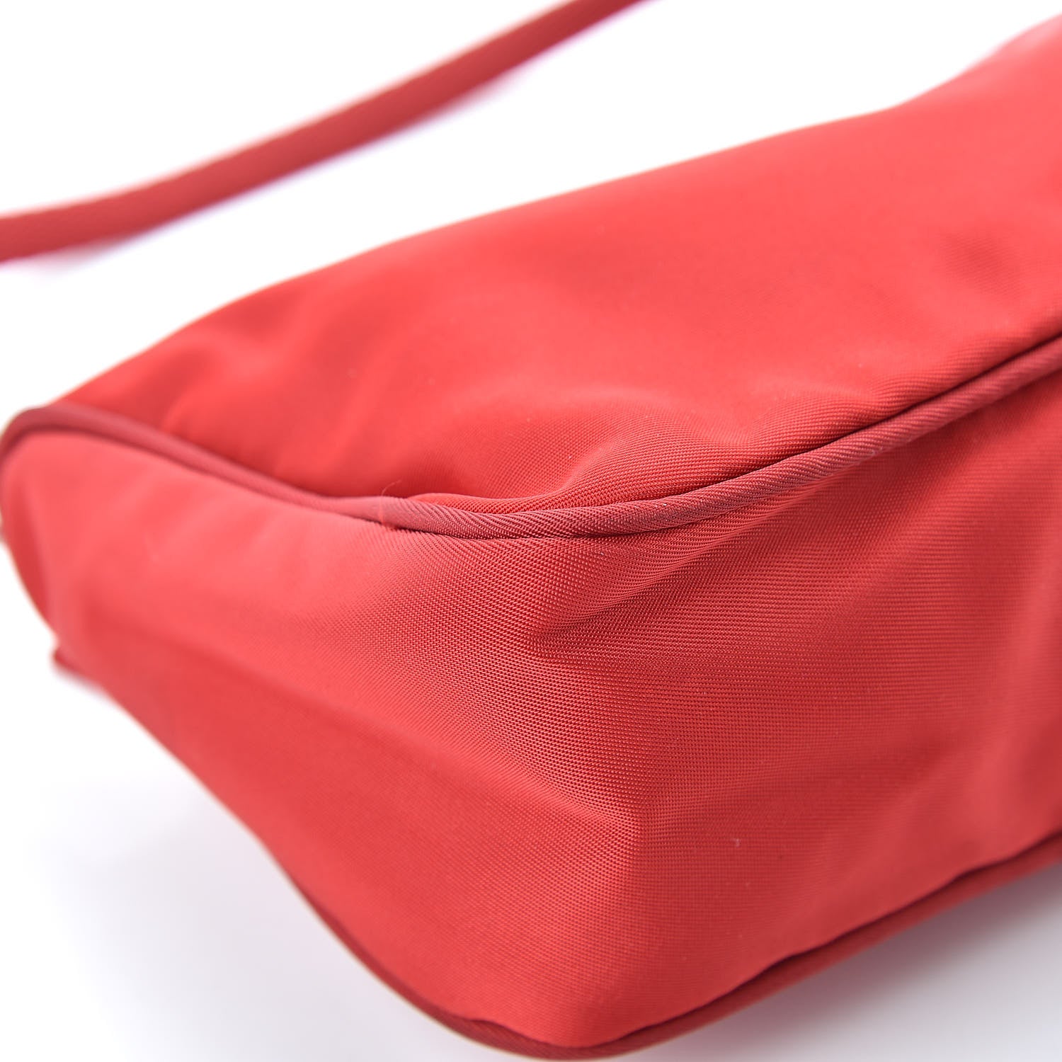 Prada Tessuto Nylon Pochette Bag Rosso 8 of 12