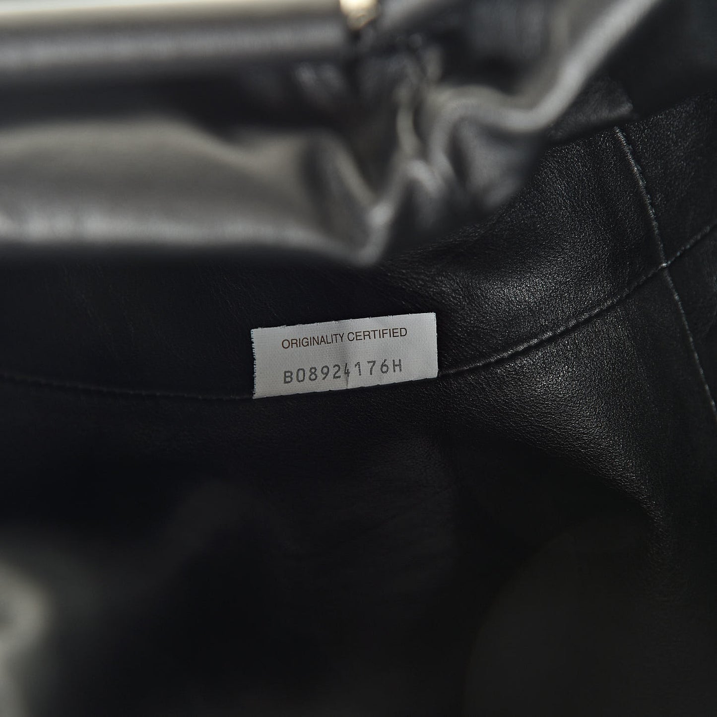 Smooth Butter Calf The Pouch Oversized Clutch Black