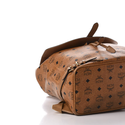 MCM Visetos Monogram Large Backpack Cognac 7 of 10