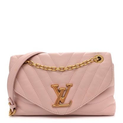 Louis Vuitton Calfskin New Wave Chain MM NM Rose Ballerine 1 of 18
