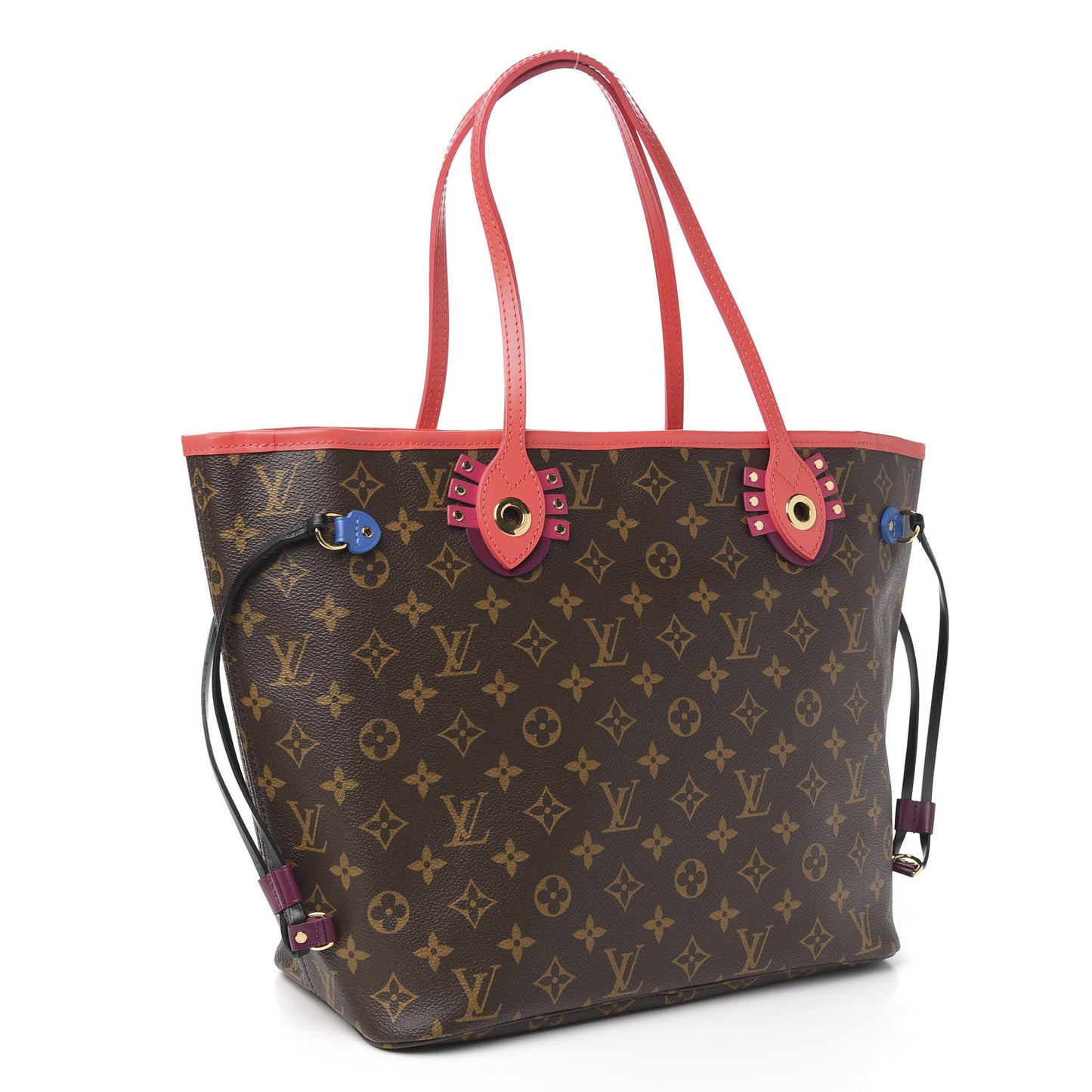 Monogram Totem Neo Neverfull MM Flamingo