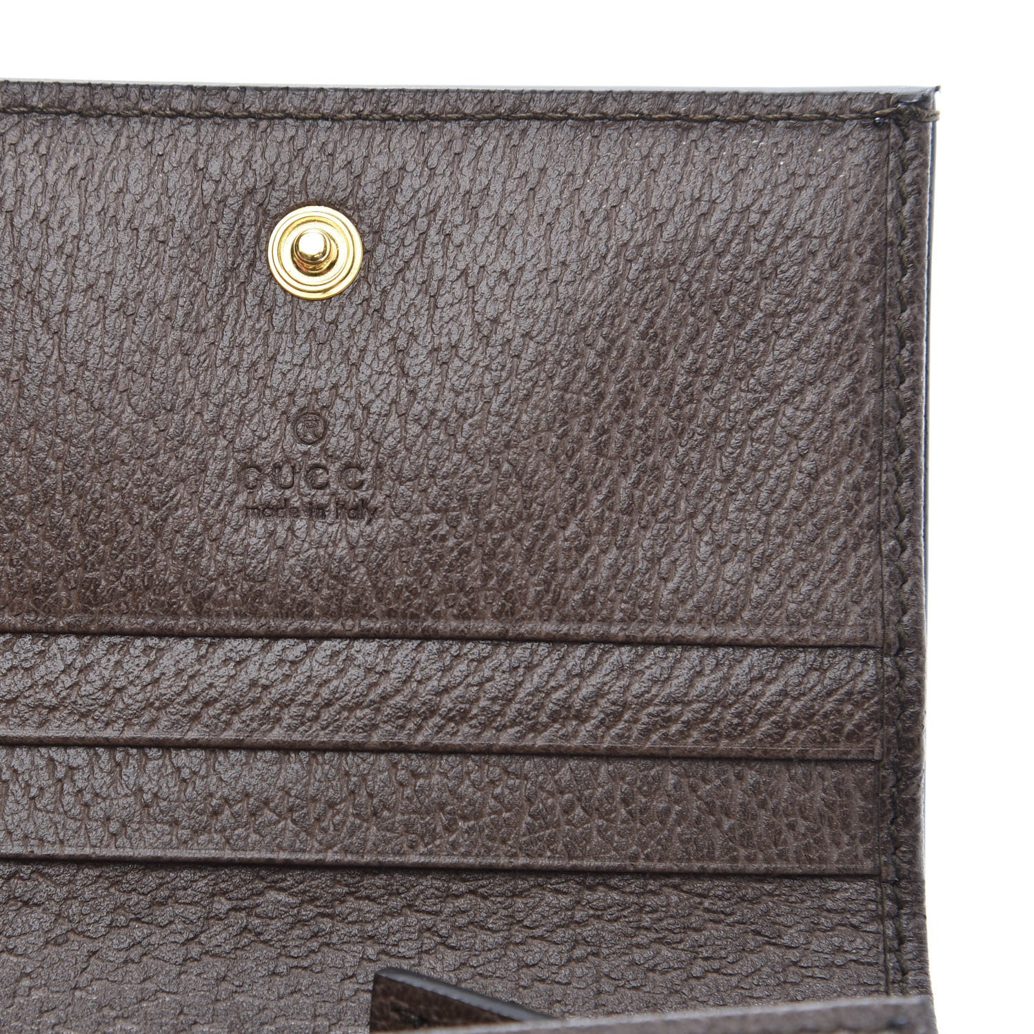 Gucci GG Supreme Monogram Web Ophidia Card Case Beige New Acero 6 of 8