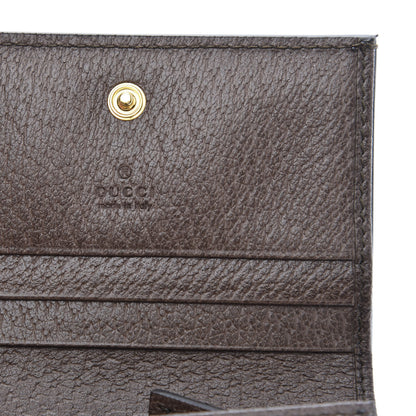 Gucci GG Supreme Monogram Web Ophidia Card Case Beige New Acero 6 of 8