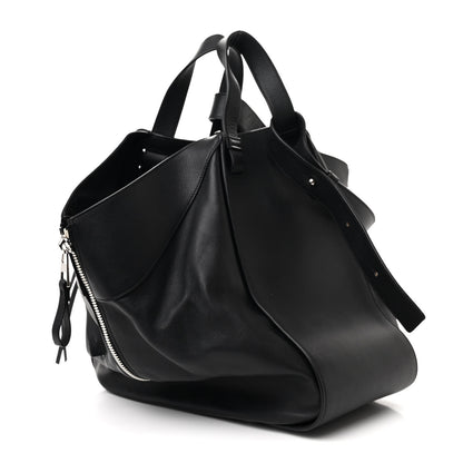 Loewe Calfskin Medium Hammock Shoulder Bag Black 3 of 11