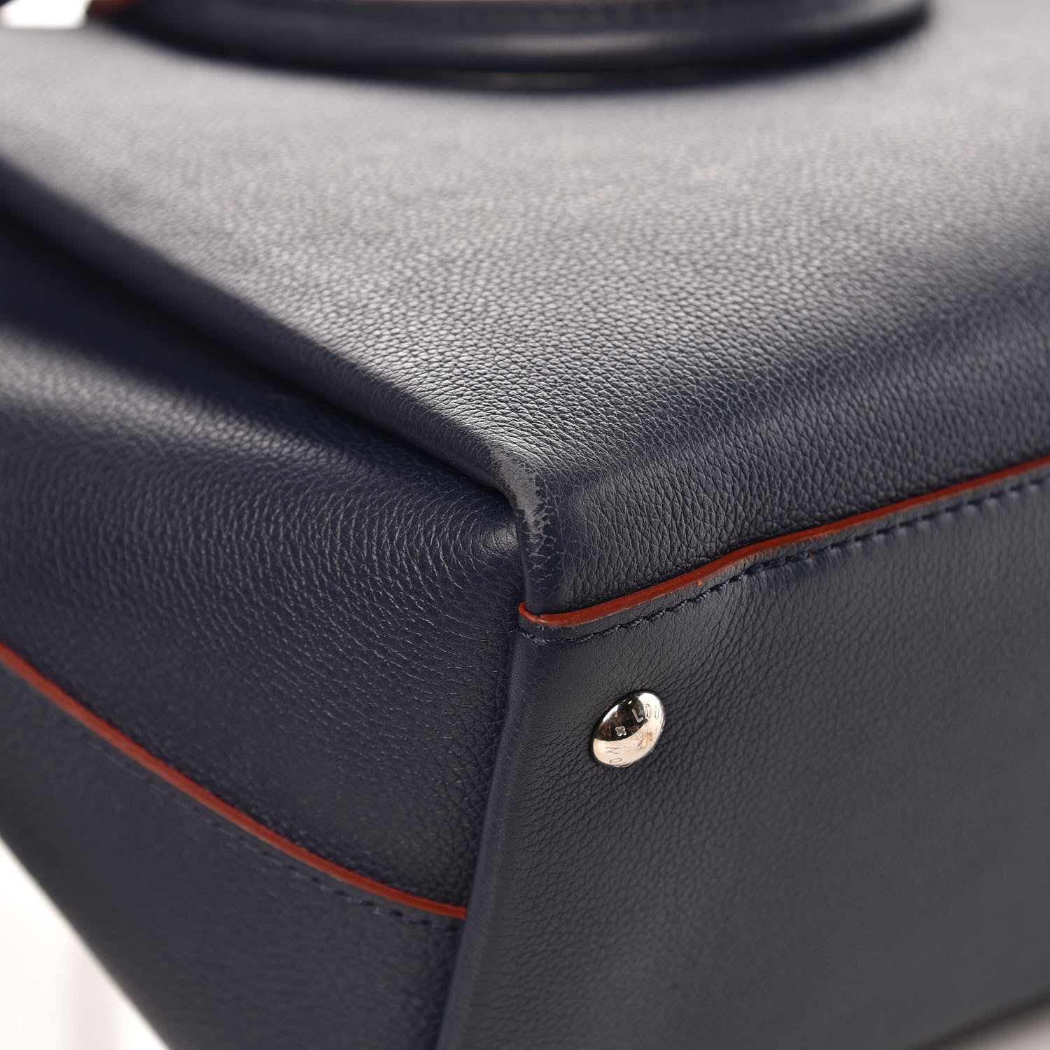 Louis Vuitton Calfskin Lockmeto Marine Rouge 9 of 11