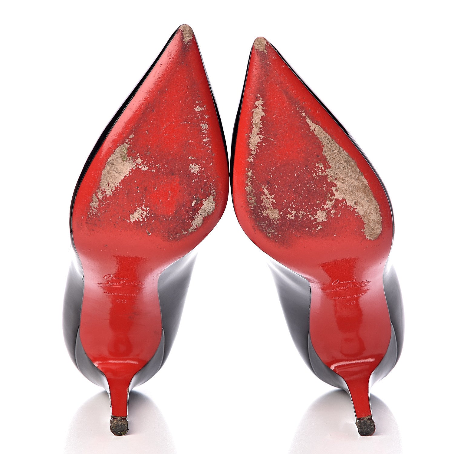 Christian Louboutin Patent Pigalle 100 Pumps 40 Black 7 of 17
