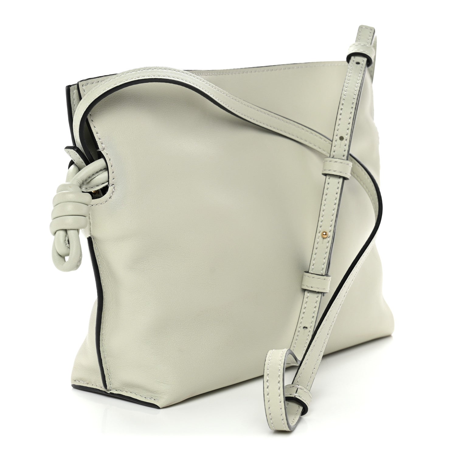 Loewe Calfskin Mini Flamenco Knot Clutch Light Celadon 3 of 10