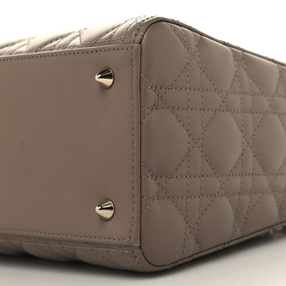 Christian Dior Lambskin Cannage Medium Lady Dior Warm Taupe 10 of 10