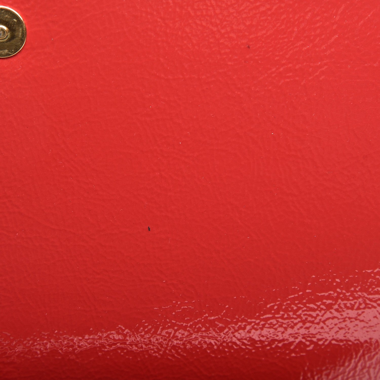 Saint Laurent Textured Patent Monogram Large Belle De Jour Clutch Red 8 of 8