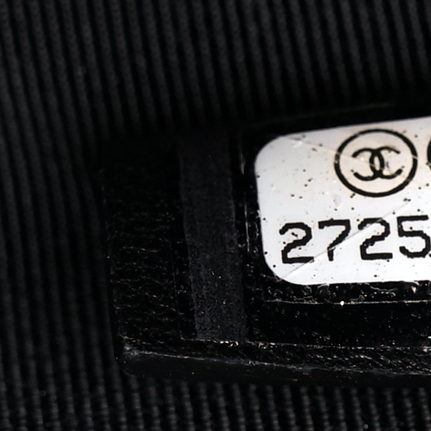 Chanel Canvas La Pausa Large Cosmetic Case Black 7 of 10