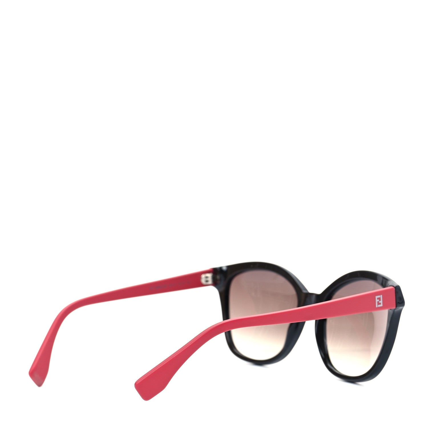 Fendi Acetate Sunglasses FF 0043/S Black Red 4 of 7