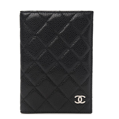 Chanel Caviar Quilted Passport Holder Black 1 of 7