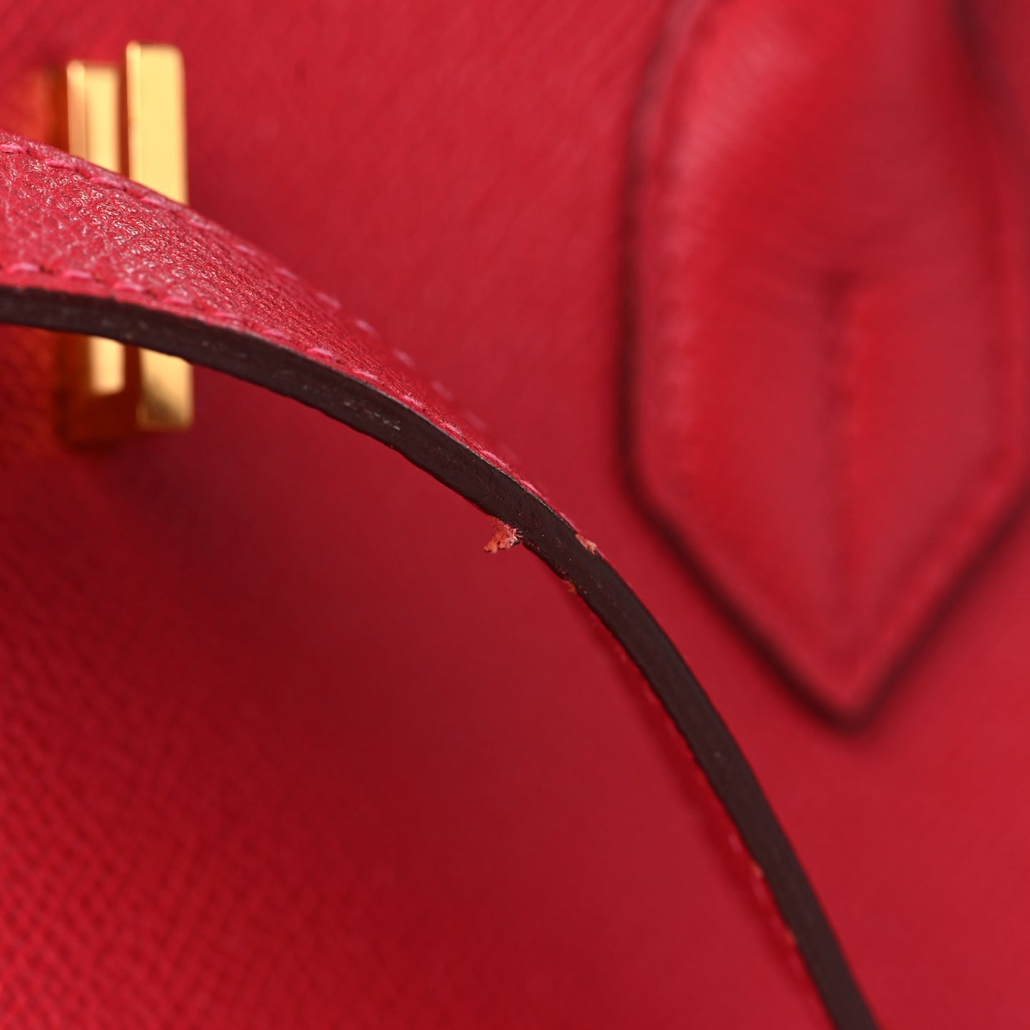 Epsom Birkin 40 Rouge Vif